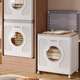 Clothes storage box sorting box flip folding large capacity household toys mobile storage multi-function storage cabinet
