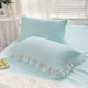 Summer bean bean mat girl heart summer ice r silk mat three-piece set F lace sheet machine washable air conditioning soft mat