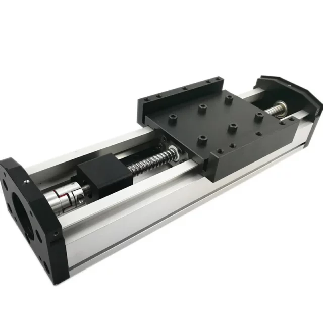 F80 sealed dustproof ball screw double-wire rail linear guide electric CNC module lift cross slide platform