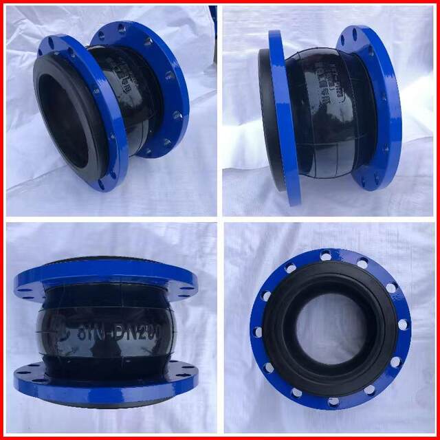 Flexible rubber soft joint 25kg multi-spec cast steel material telescopic shock-reduction noise reduction expansion joint multi-purpose