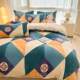 High-end season winter milk velvet set double-sided velvet plus velvet thickened velvet coral four-velvet quilt cover sheet flange bed for bed