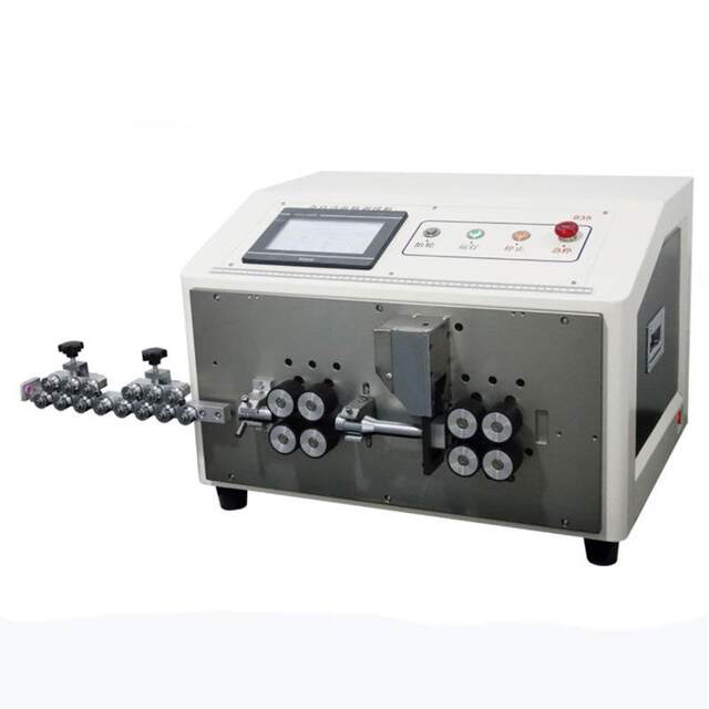 New energy wire stripping machine 70 large square power stripping wire cutting machine pulley wire conveying wire without indentation wire wiping machine