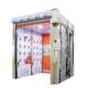 Automatic rolling shutter door shower room infrared sensing automatic double blowing voice shower channel shower door