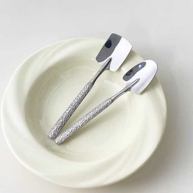 Stainless steel hammer handle shovel spoon special for eating watermelon retro engineer shovel creative shovel spoon