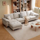 Quanyou Home Modern Simple Fabric Sofa Living Room Furniture 2025 New Direct-Line Three-Peak Sofa