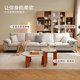 Quanyou Home Modern Simple Fabric Sofa Living Room Furniture 2025 New Direct-Line Three-Peak Sofa