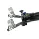P-750 Manual hydraulic pump Y-type dual pump head hydraulic pump dual-speed single-acting dual outlet hydraulic pump hydraulic tool