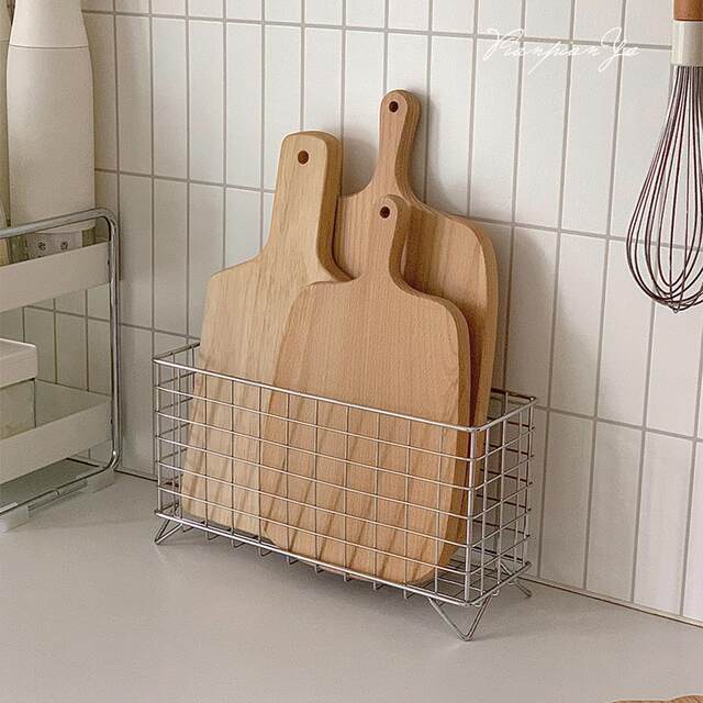 A Renaissance! Rectangular coffee capsule iron four-leg storage basket cosmetics organizer