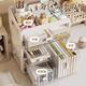 Desk storage shelf Office storage artifact Desktop large capacity student stationery drawer storage box dustproof