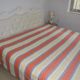 Export remaining tail single high-end bed single color woven single piece coarse cloth bedding canvas mat breathable sweat-absorbing