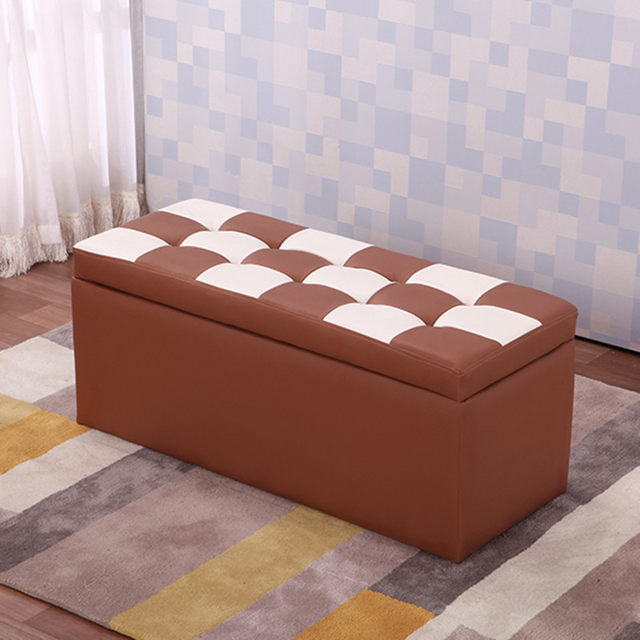 Sofa stool rectangular household door fashion multi-functional seat clothing store storage box shoe replacement stool