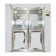 Air shower room manufacturer stainless steel multi-person double-blowing induction shower room air shower room air shower door