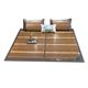 Summer mat naked sleeping double-sided foldable hard bamboo mat summer large bed single double household thickened rattan mat