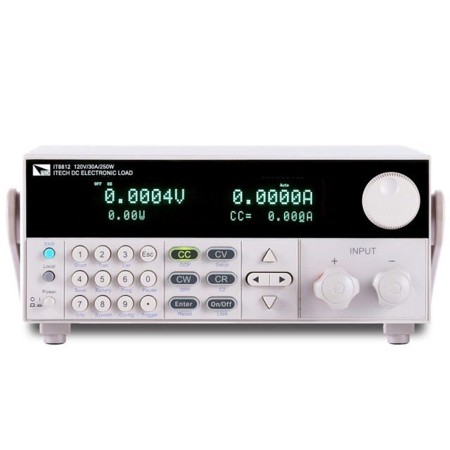Aidex wide range electronic load IT8812 electronic load tester 120V/30A/250W
