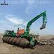 Zhejiang tidal flat flower rice grass shallow treatment, amphibious snail push HT-005 into the vehicle, beach pile driving spiral flat mutual