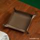 H-home same pig nose TC cowhide desktop jewelry storage box key tray storage tray 21cm*21cm