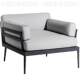 Outdoor anti-aluminum alloy sofa hotel villa 798 courtyard modern simple planner civil waterproof drying furniture