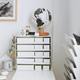 Envelope disk desktop storage box with lid dustproof sorting box bedroom storage small box drawer sorting storage box