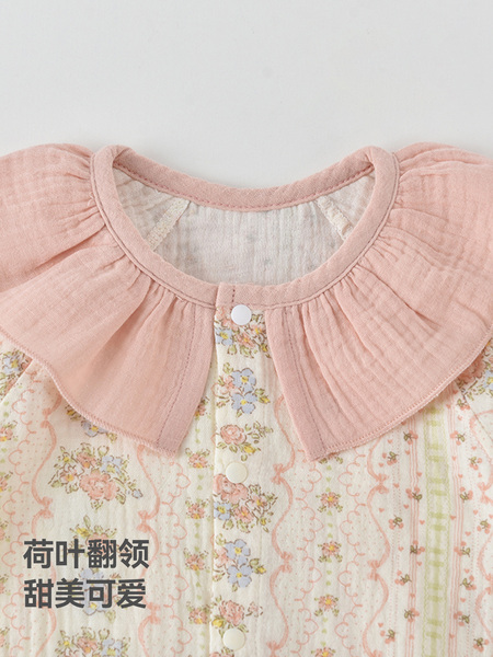 贝肽斯婴儿连体衣秋季超萌小月龄女宝宝外出长袖新生婴幼儿衣服S — 2