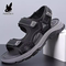 SANDALS MENS 2024 NEW SUMMER WEAR NON-SLIP WEARABLE WEAR-RESISTANT SOFT-SOLED OUTDOOR SPORTS CASUAL DRIVING MENS BEACH SHOES