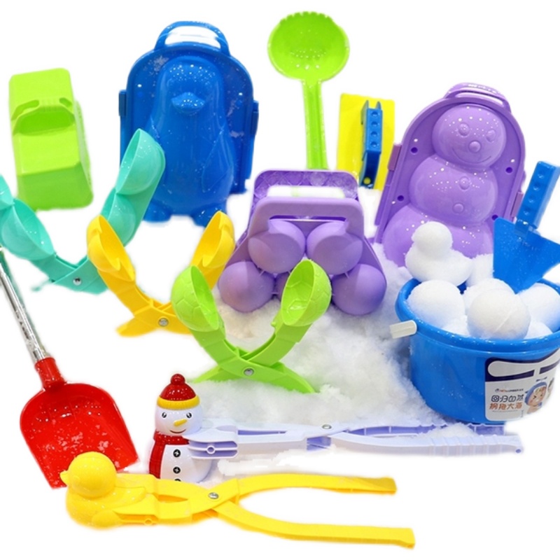CHILDRENS SNOWBALL CLIP TOY SNOWBALL CLIP DUCKLING CLIP SNOWBALL PLAY SNOW ARTIFACT TOOL MOLD SNOWBALL FIGHT EQUIPMENT