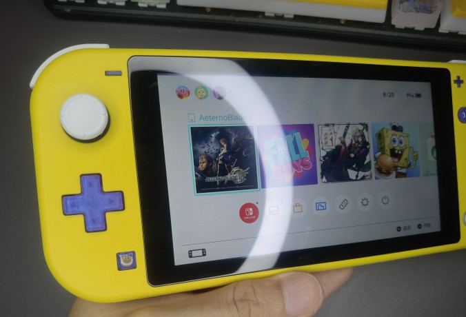 스위치 라이트 맞춤형 레이저 버튼 매직 수정 맞춤형 버튼