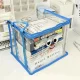 Old book storage box artifact book student book shelf sorting classroom high school book bag dustproof transparent household moistureproof
