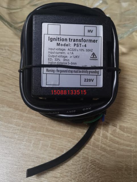 Industrial combustion engine high pressure igniter PST-4 high pressure pack gas burner transformer spark plug igniter