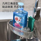 Sink drain basket triangular kitchen filter rack water drain basket washing basin water sink tea residue leaking sieve