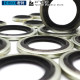 Metric automatic core combination gasket thread hydraulic oil pipe joint sealing ring oil seal rubber bag metal inch