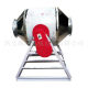 Additive powder mixer waist drum mixer 200kg fully sealed granule powder waist drum mixer