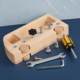 Montessori teaching aids bus children's toys early education hand-eye coordination training workbench screw tool