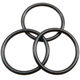 Oil-resistant, pyrolytic rubber O-ring waterproof and wear-resistant, outer diameter 95 100 105*1.5mm NBR complete specifications