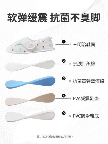 月子鞋包跟四季款孕妇软底防滑10月份秋产后厚底产妇夏薄款棉拖鞋 — 5