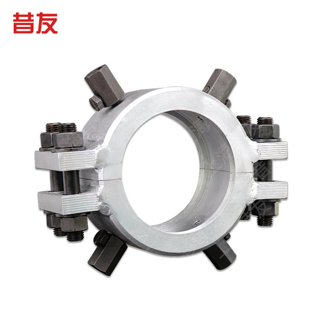 Pipeline glue injection fixture straight pipe plugging clamp injection plugging tool with pressure sealing tool equipment
