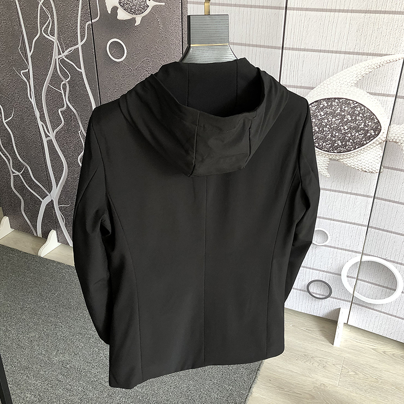 PICK UP THE GOOD STUFF IN THE SPRING OF 2021 THE FOREIGN TRADE FACTORY CUT THE LABEL FASHIONABLE CASUAL HOODED MID-LENGTH THICK WINDBREAKER JACKET