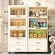 Household flip storage cabinet Living room children's toy drawer cabinet baby clothing multi-layer plastic