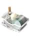 Drain bowl, plate rack, dish storage rack, sink storage rack, tableware, household kitchen countertop, bowl, chopsticks, water filter storage box