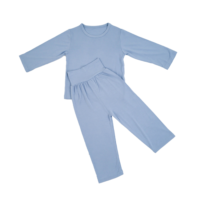 CHILDRENS PAJAMAS MODAL COTTON SILK SUMMER LOOSE THIN MENS LONG SLEEVE AIR-CONDITIONED CLOTHES BOYS GIRLS BABY SUITS WOMEN