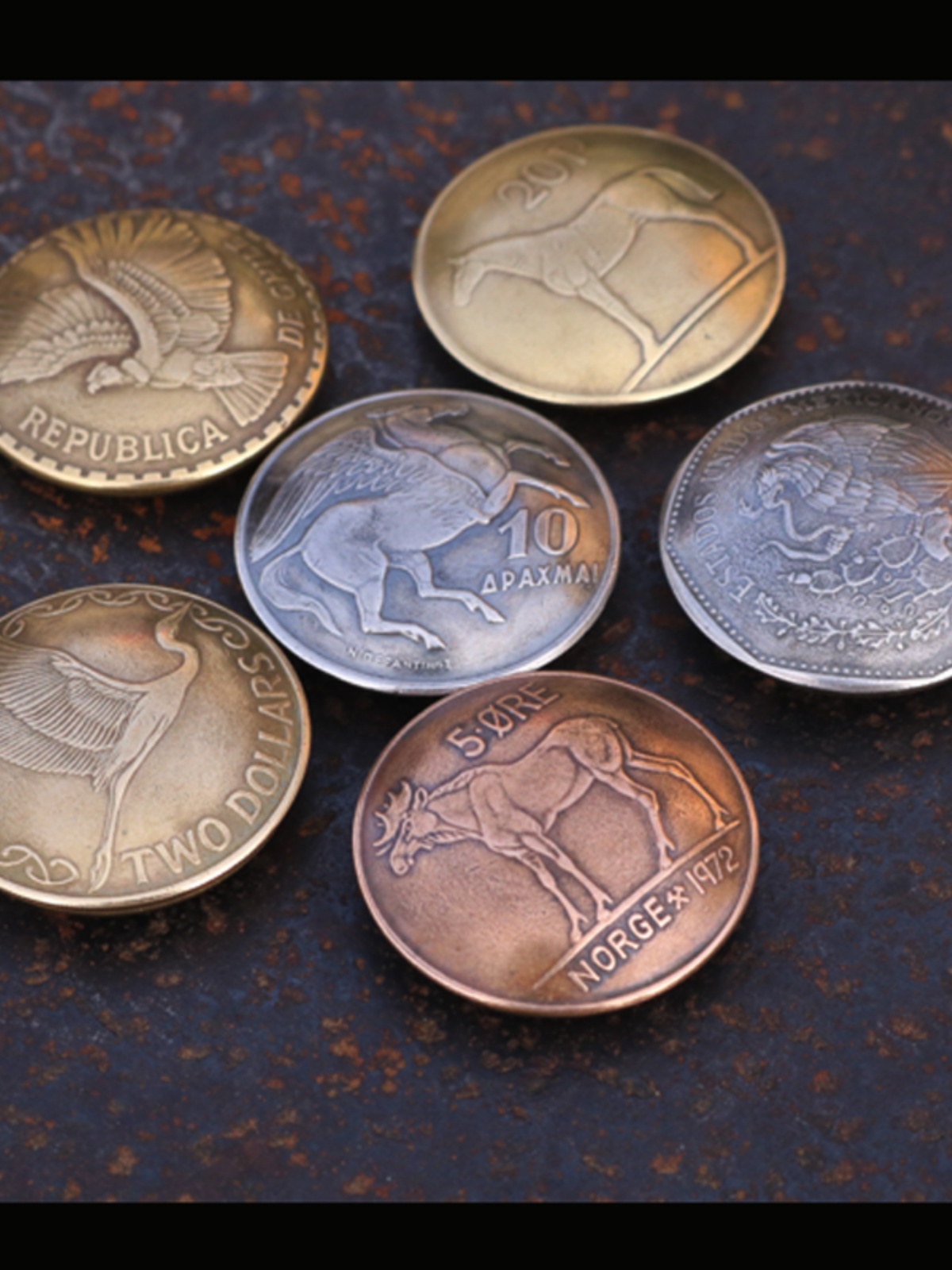 HANDMADE DIY VINTAGE GENUINE MONEY CLOTHES DECORATION BUTTON COIN CUFFLINK LEATHER GOODS CAI CLOTH BUCKLE COIN BADGE 26-27MM