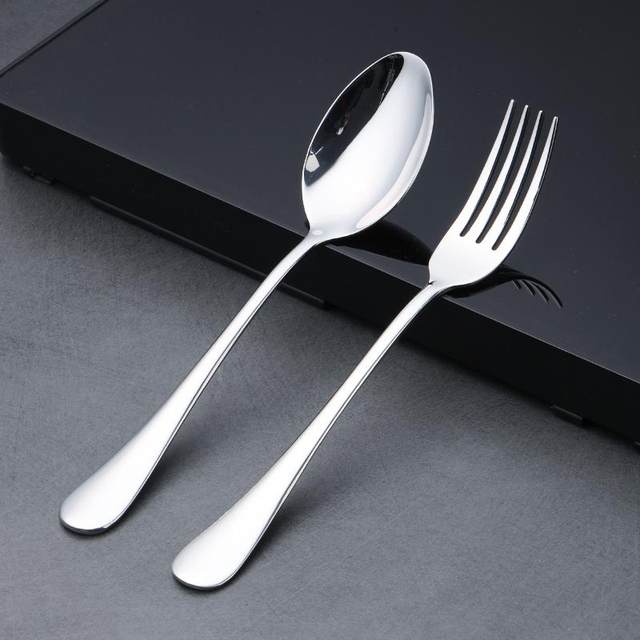304 stainless steel spoon children's meal soup spoon high-end household small spoon long-handled rice spoon exquisite coffee spoon