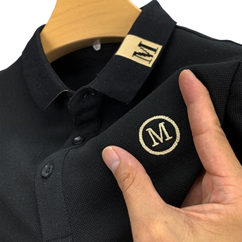 CLEARANCE AND LEAKAGE COUNTER WITHDRAWAL SUMMER BUSINESS POLO SHIRT MENS THIN PLUS SIZE SHORT-SLEEVED T-SHIRT DURABLE HALF-SLEEVED TIDE