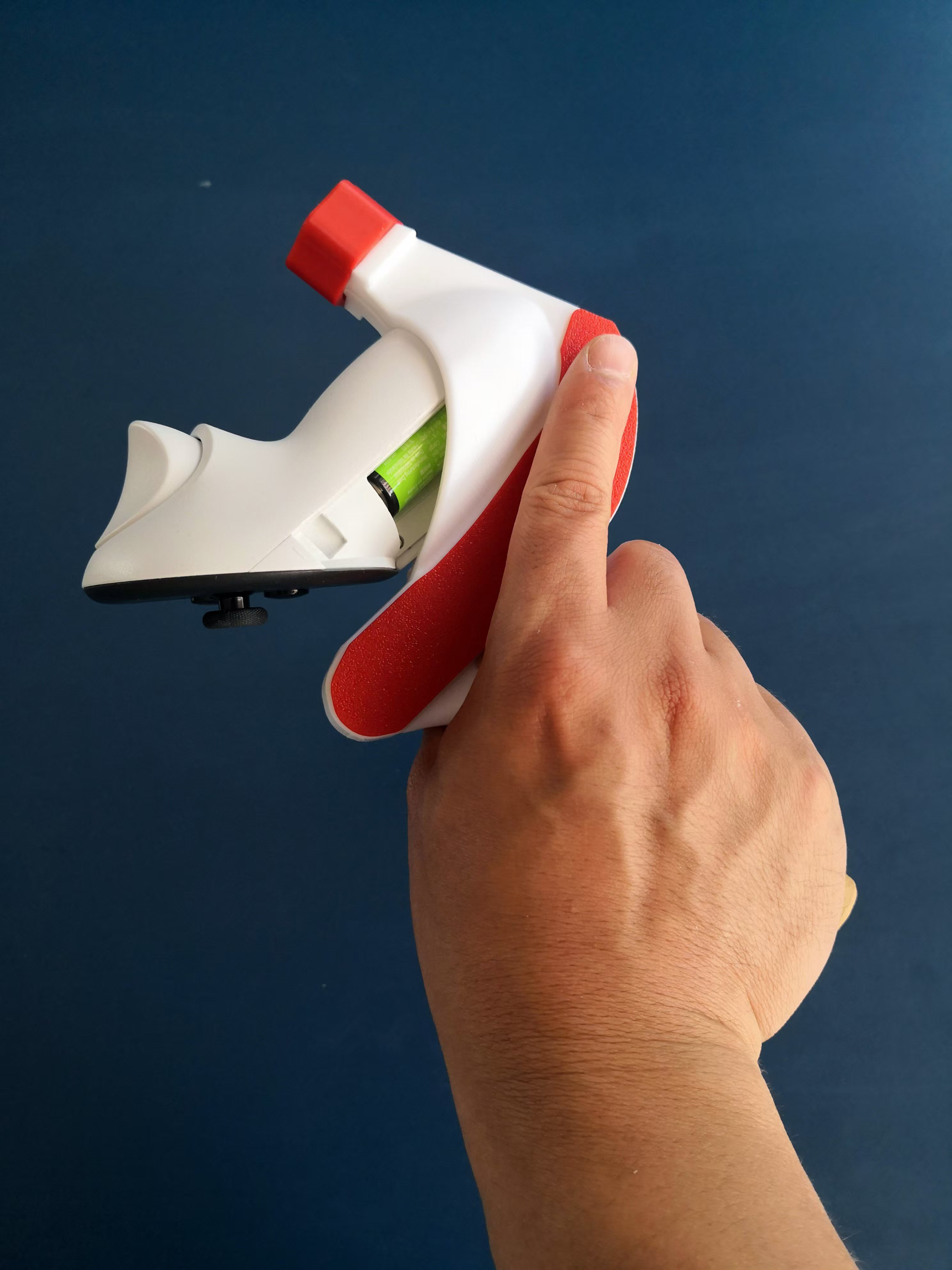 메타 퀘스트3 탁구 수평 라켓 블랙 핸들 솔리드슬라임 115 브래킷