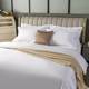 60S Hotel Four-Piece Set Hotel Linen White Gongsai B&B Quilt Cover Bedding Sheets Pillow Cover Hotel Bedding
