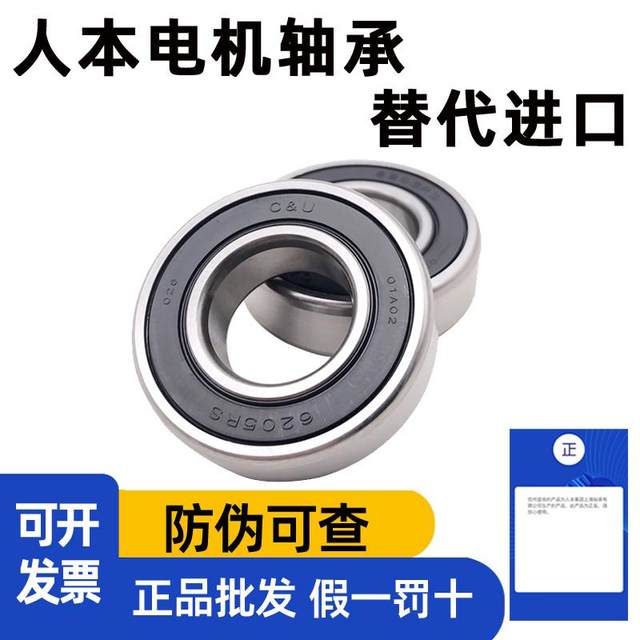 人本高速电机轴承6313 6314 6315 6316 6317 6318 6319-2RZ/C3/Z3