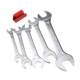 Japanese CRAB Crab Brand Open-end Wrench Imported Ultra-thin Set Double-Headed Wrench GS-500 MX-400