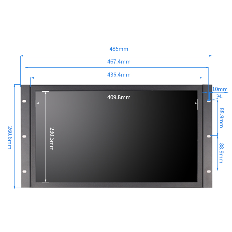 NEW RESISTIVE CAPACITOR 18.5 INCH WIDESCREEN OPEN FRAME EMBEDDED INDUSTRIAL MONITORING TOUCH DISPLAY 1080P