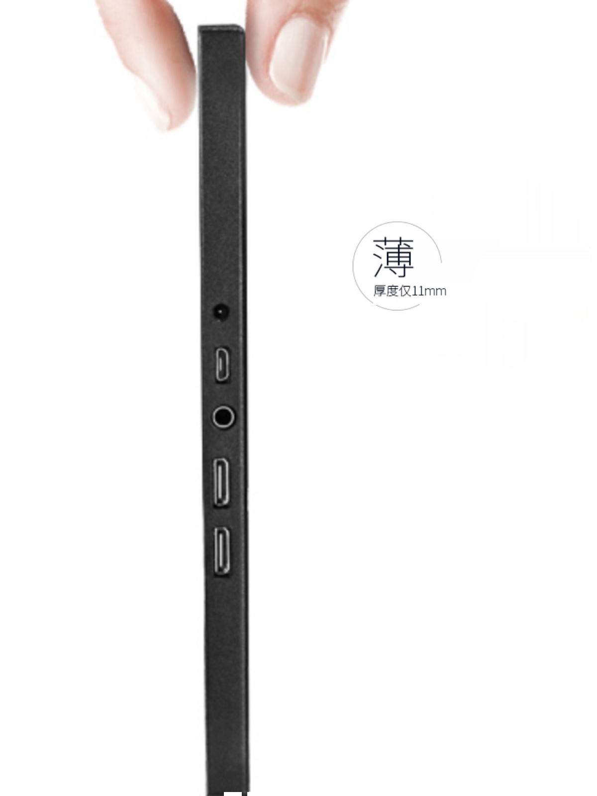 15.6 INCH 4K PORTABLE MONITOR HDR DESKTOP LAPTOP HDMI EXTERNAL SCREEN PS4 XBOX