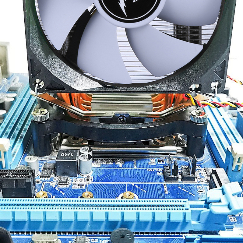 TOWER X99 RADIATOR 6 COPPER TUBE SILENT CPU FAN X79 MOTHERBOARD 2011 SERVER DESKTOP TEMPERATURE CONTROL AIR COOLING