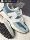 New Balance NB327系列湖蓝色女缓震休闲运动老爹跑步鞋WS327LE1
